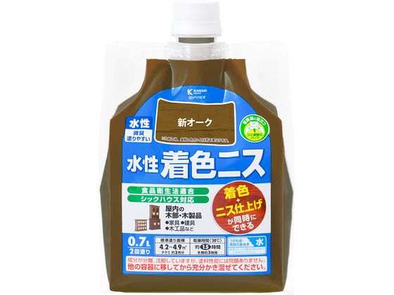 カンペハピオ 水性着色ニス 新オーク 0.7L カンペハピオ 水性着色ニス 新オーク 0.7L