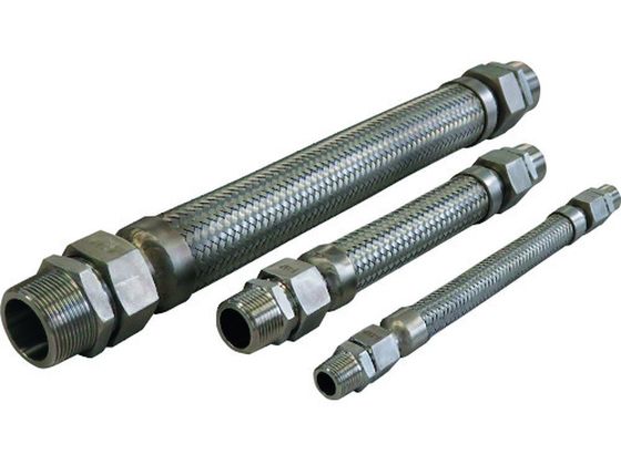 トーフレ FTAP 袋ナット付溶接型フレキ 継手ステンレス オス×オス 10A×1000L FTAP-7010-1000-MM トーフレ FTAP 袋ナット付溶接型フレキ 継手ステンレス オス×オス 10A×1000L FTAP-7010-1000-MM