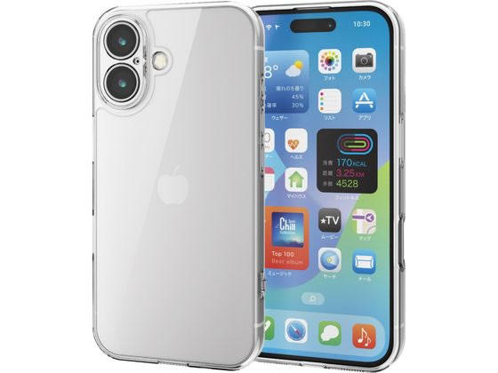 エレコム iPhone16 ケース 極限保護 クリア PM-A24AHVCKKCR エレコム iPhone16 ケース 極限保護 クリア PM-A24AHVCKKCR