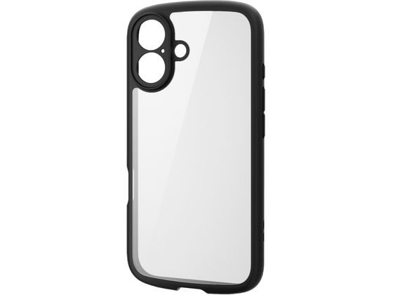 エレコム iPhone 16 ケース 衝撃吸収 ブラック PM-A24ATSLFCKBK エレコム iPhone 16 ケース 衝撃吸収 ブラック PM-A24ATSLFCKBK