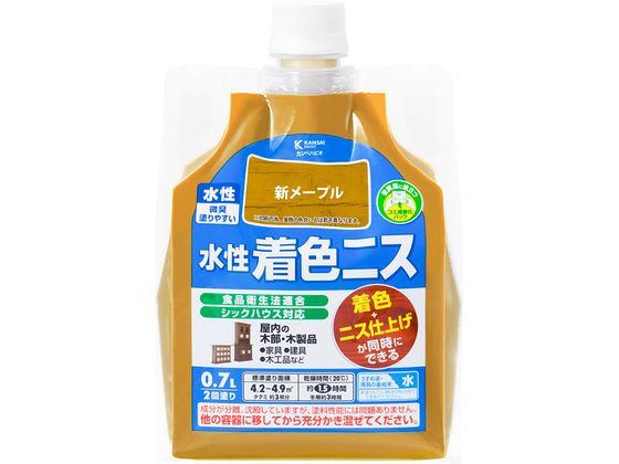 カンペハピオ 水性着色ニス 新メープル 0.7L カンペハピオ 水性着色ニス 新メープル 0.7L