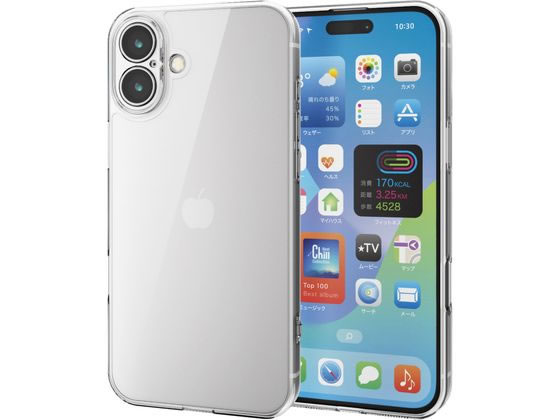 エレコム iPhone16 Plus ケース ハイブリッド クリア PM-A24BHVCKKCR エレコム iPhone16 Plus ケース ハイブリッド クリア PM-A24BHVCKKCR