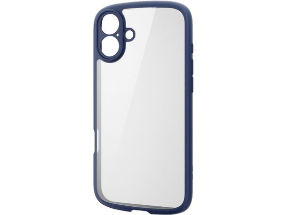 エレコム iPhone16Plus ケース 耐衝撃 ネイビー PM-A24BTSLFCKNV エレコム iPhone16Plus ケース 耐衝撃 ネイビー PM-A24BTSLFCKNV
