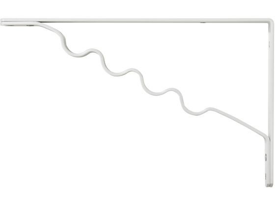 WAKI ハンガーブラケット 210mm ホワイト TK-102