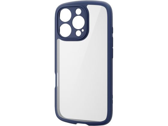 エレコム iPhone16Pro ケース 耐衝撃 ネイビー PM-A24CTSLFCKNV エレコム iPhone16Pro ケース 耐衝撃 ネイビー PM-A24CTSLFCKNV