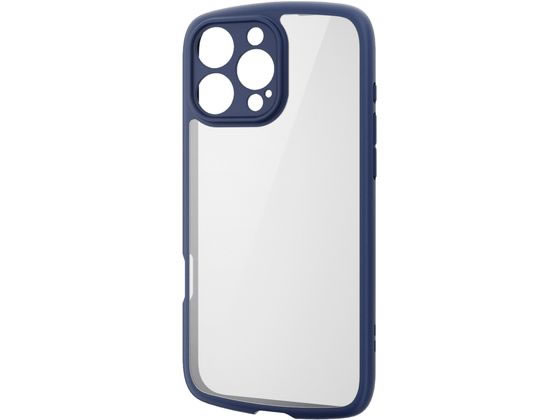 エレコム iPhone16ProMax ケース 耐衝撃 青 PM-A24DTSLFCKNV エレコム iPhone16ProMax ケース 耐衝撃 青 PM-A24DTSLFCKNV