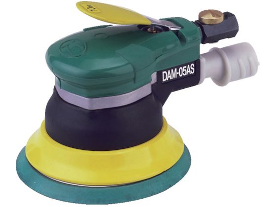●型番：DAM-05ASA●オービットダイヤ（ｍｍ）：１０．０●ペーパーサイズ（ｍｍ）：１２５●全長（ｍｍ）：１８０●無負荷回転数（ｍｉｎ［［の−１乗］］）：９５００●空気消費量（［［Ｍ３］］／ｍｉｎ