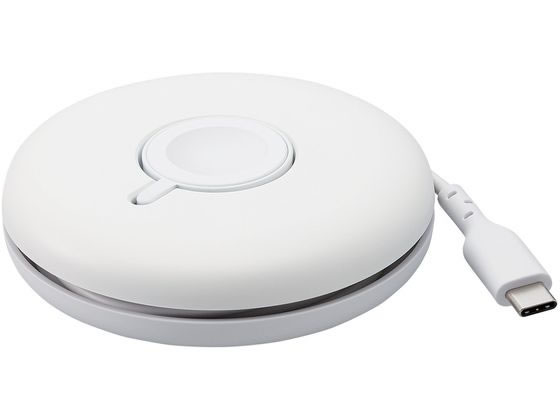 エレコム Apple Watch磁気充電ケーブル 1.2m 巻取り ホワイト エレコム Apple Watch磁気充電ケーブル 1.2m 巻取り ホワイト