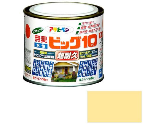 アサヒペン 水性ビッグ10多用途 1／5L 227 クリーム色
