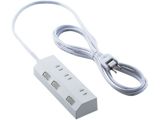 エレコム 電源タップ 3m 3個口 マグネット ホワイト T-IS01M-2330WH エレコム 電源タップ 3m 3個口 マグネット ホワイト T-IS01M-2330WH