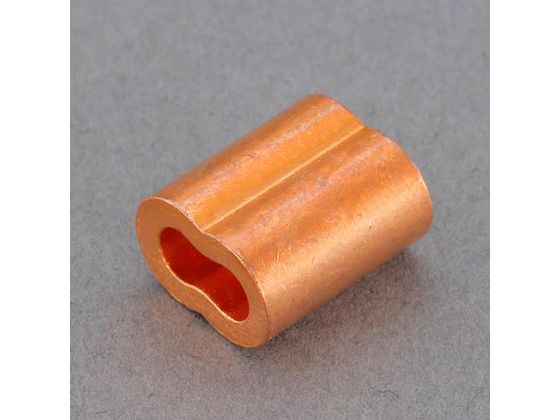 エスコ ワイヤーロープスリーブ (銅) 3.0mm 10個 EA628SD-33