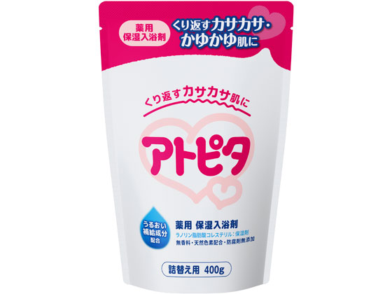 丹平製薬 アトピタ 薬用保湿入浴剤 詰替え用 400g