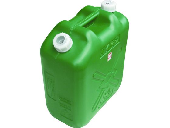 ヒシエス 軽油缶 20Lスリム グリーン KY-20S