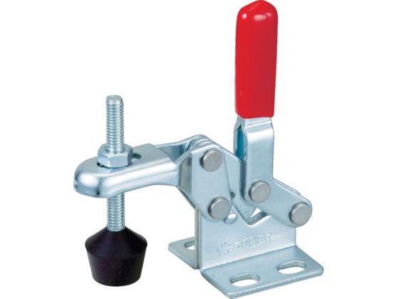 スーパー 下方押え型トグルクランプ(垂直ハンドル式) 全長:61mm 締付力:0.3kN STD09F スーパー 下方押え型トグルクランプ(垂直ハンドル式) 全長:61mm 締付力:0.3kN STD09F