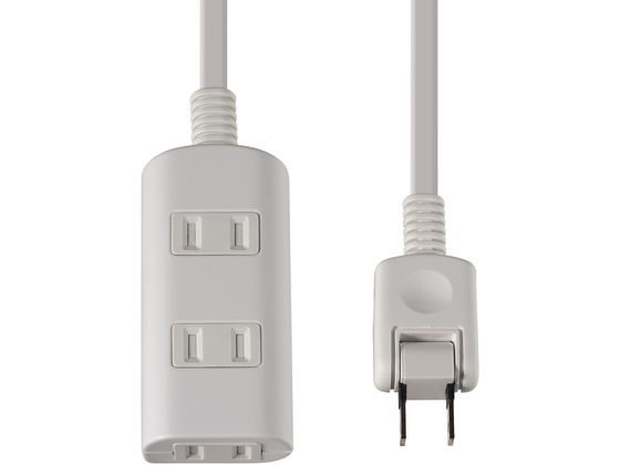 朝日電器 扉タップ3P0.5m WBTN3005B(W)