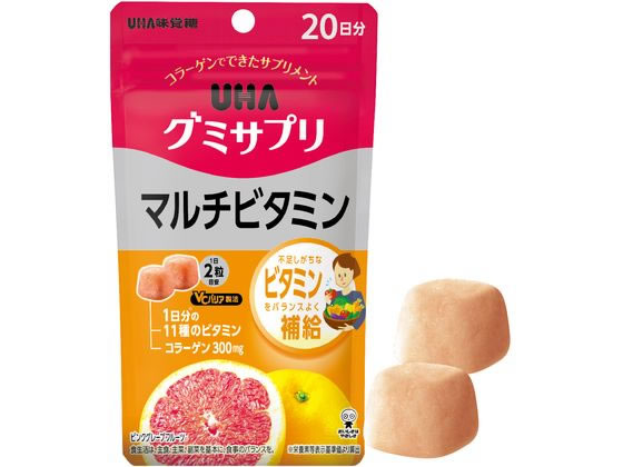 UHA味覚糖 UHAグミサプリ マルチビタミン 20日分 UHA味覚糖 UHAグミサプリ マルチビタミン 20日分