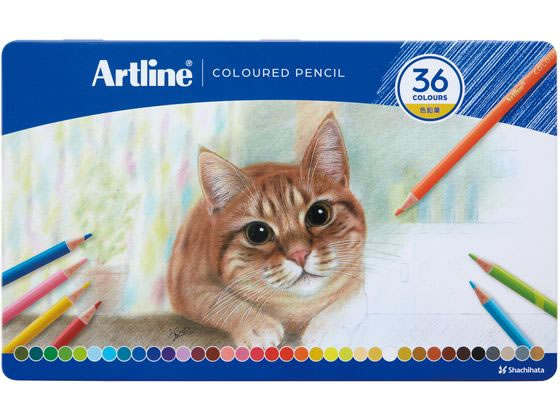 シヤチハタ アートライン 色鉛筆 36色セット KCP-36C／H