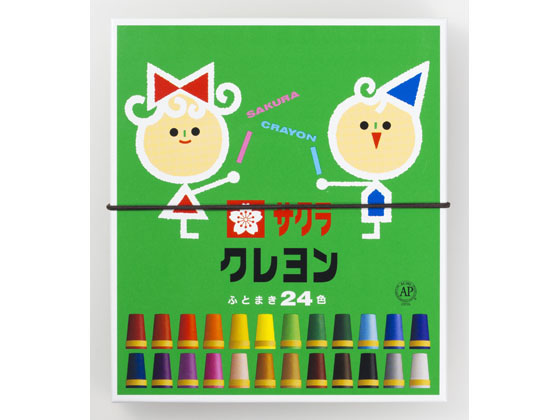 サクラクレパス クレヨン太巻 24色 LY24R