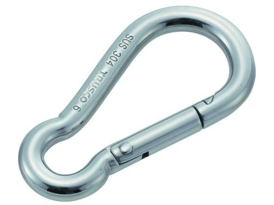 TRUSCO ステンレススナップフック B型 線径Φ4×開口6mm TSF-4SB