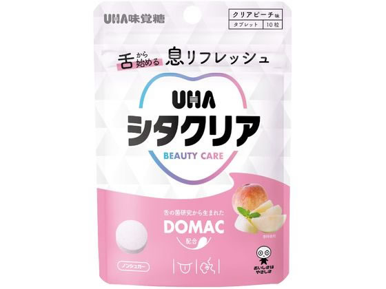 UHA味覚糖 UHAシタクリアタブレット クリアピーチ味 10粒 UHA味覚糖 UHAシタクリアタブレット クリアピーチ味 10粒