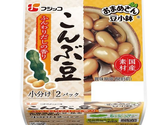 フジッコ おまめさん 豆小鉢 こんぶ豆 65g×2パック フジッコ おまめさん 豆小鉢 こんぶ豆 65g×2パック