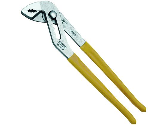 TOP ウォーターポンププライヤ(ビニールグリップ付) 250mm WP-250G TOP ウォーターポンププライヤ(ビニールグリップ付) 250mm WP-250G