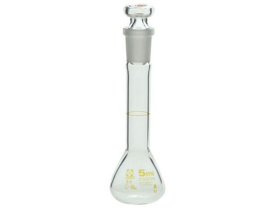 アズワン メスフラスコ 全量フラスコ・スーパーグレード 白 5ml 020060-5 6-240-21