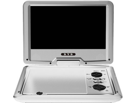 ヒロ・コーポレーション ポータブルDVDプレーヤー e angle select シルバー ヒロ・コーポレーション ポータブルDVDプレーヤー e angle select シルバー
