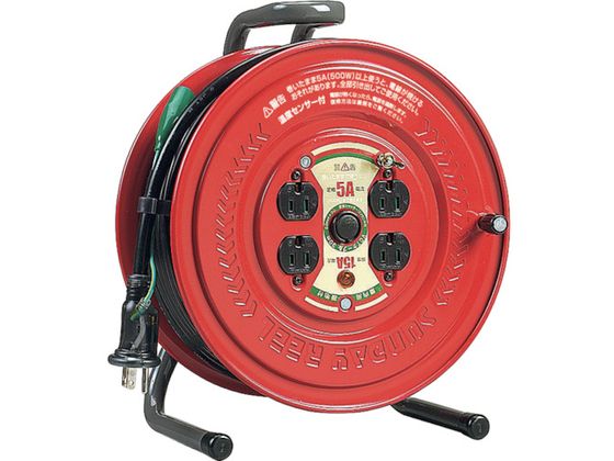 ハタヤ 温度センサー付コードリール 単相100V30M アース付 GS-301KS ハタヤ 温度センサー付コードリール 単相100V30M アース付 GS-301KS