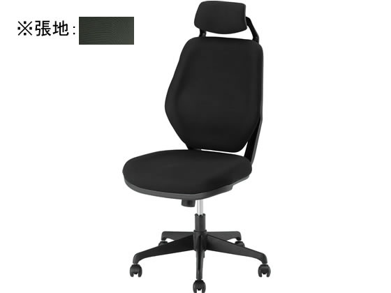 イノウエ オフィスチェア ヘッドレスト付き モスグリーン LUX-39H MG イノウエ オフィスチェア ヘッドレスト付き モスグリーン LUX-39H MG