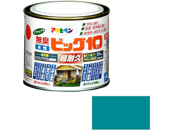 アサヒペン 水性ビッグ10多用途 1／5L 208 ニースグリーン