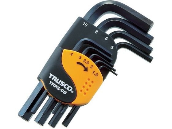 TRUSCO 六角棒レンチセット ショートタイプ 9本組 TRRS-9S TRUSCO 六角棒レンチセット ショートタイプ 9本組 TRRS-9S