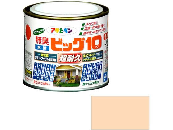 アサヒペン 水性ビッグ10多用途 1／5L 206 ニースピーチ
