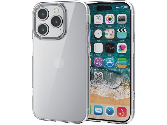 エレコム iPhone 15 Pro ハイブリッドケース PM-A23CHVCKCR エレコム iPhone 15 Pro ハイブリッドケース PM-A23CHVCKCR