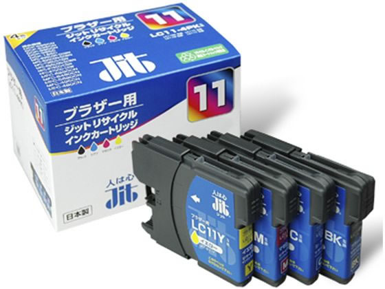 ジット ブラザー LC11-4PK 4色 リサイクルインク JIT-B114P ジット ブラザー LC11-4PK 4色 リサイクルインク JIT-B114P