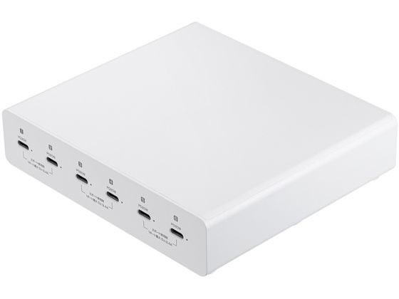 サンワサプライ USB PD対応AC充電器(6ポート合計72W) ACA-PD98 サンワサプライ USB PD対応AC充電器(6ポート合計72W) ACA-PD98