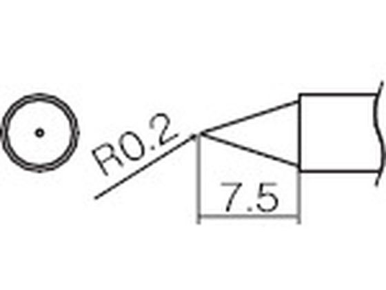 白光 こて先 B型 T12-B 白光 こて先 B型 T12-B