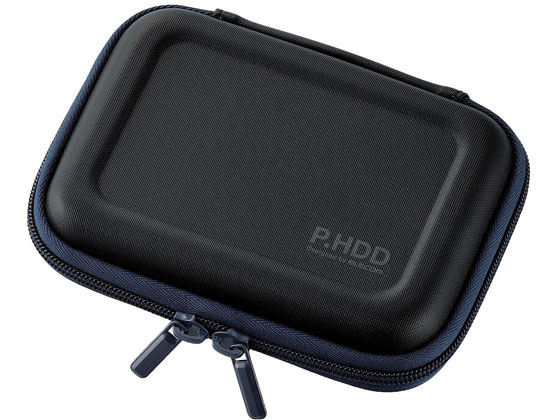 エレコム ポータブルHDDケース セミハード Sサイズ HDC-SH001BK エレコム ポータブルHDDケース セミハード Sサイズ HDC-SH001BK