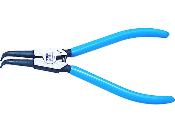 TOP スナップリングプライヤ 軸用曲爪 使用範囲19〜40mm SB-175 TOP スナップリングプライヤ 軸用曲爪 使用範囲19〜40mm SB-175