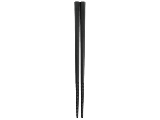 曙産業 トルネード箸 黒 18cm PM-375
