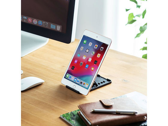 サンワサプライ 折り畳みスマートフォン タブレットスタンド Pda Stn33bkが1 338円 ココデカウ