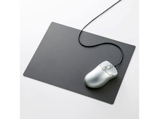 サンワサプライ ずれないマウスパッド グレー Lサイズ MPD-NS1GY