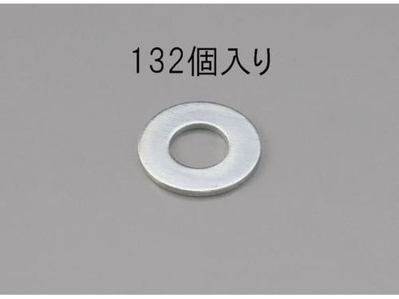 エスコ 平ワッシャー ユニクロメッキ 132枚 M4 EA949LX-104 エスコ 平ワッシャー ユニクロメッキ 132枚 M4 EA949LX-104