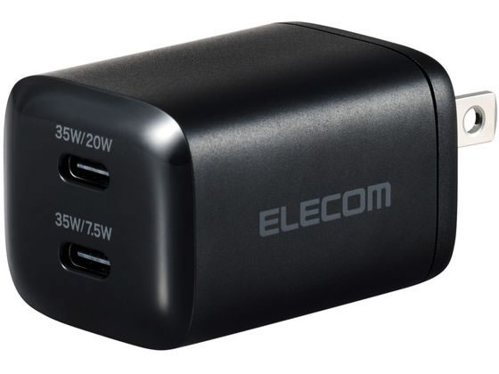 エレコム AC充電器 PD 35W TypeC×2 ブラック MPA-ACCP9335BK エレコム AC充電器 PD 35W TypeC×2 ブラック MPA-ACCP9335BK