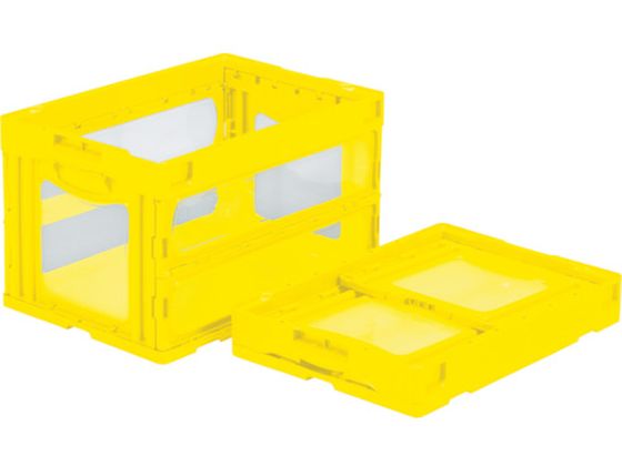 サンコー 折畳コンテナー 559010 マドコンOー50Bブラウン