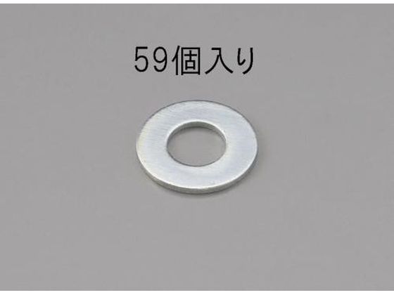 エスコ 平ワッシャー ユニクロメッキ 59枚 M10 EA949LX-110 エスコ 平ワッシャー ユニクロメッキ 59枚 M10 EA949LX-110
