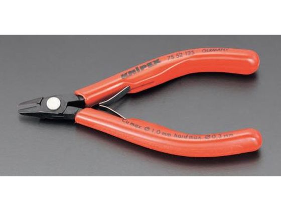 エスコ 精密用ニッパー バネ付 125mm EA535K-3