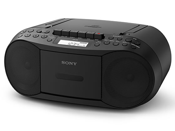 ソニー CDラジオカセットレコーダー ブラック CFD-S70B ソニー CDラジオカセットレコーダー ブラック CFD-S70B