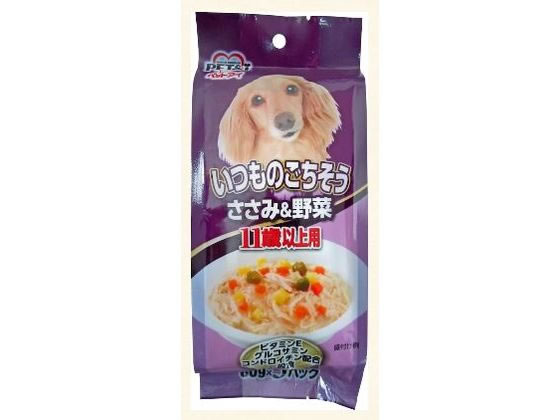 ペットアイ いつものごちそう ささみ&野菜 11歳以上用 ペットアイ いつものごちそう ささみ&野菜 11歳以上用