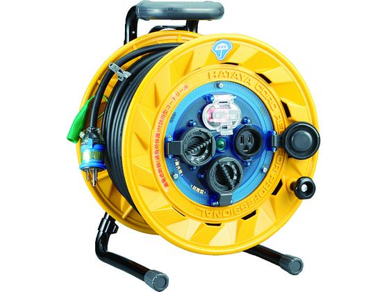 ハタヤ 防雨型ブレーカーリール 30m アース付 BF-301K ハタヤ 防雨型ブレーカーリール 30m アース付 BF-301K